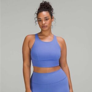 Lululemon - size 8 - wild indigo- Wunder Train Longline Bra *Medium Support, C/D